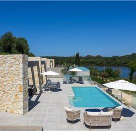 3 bedroom villa with pool & sea view, near Acharavi, sleeps 6